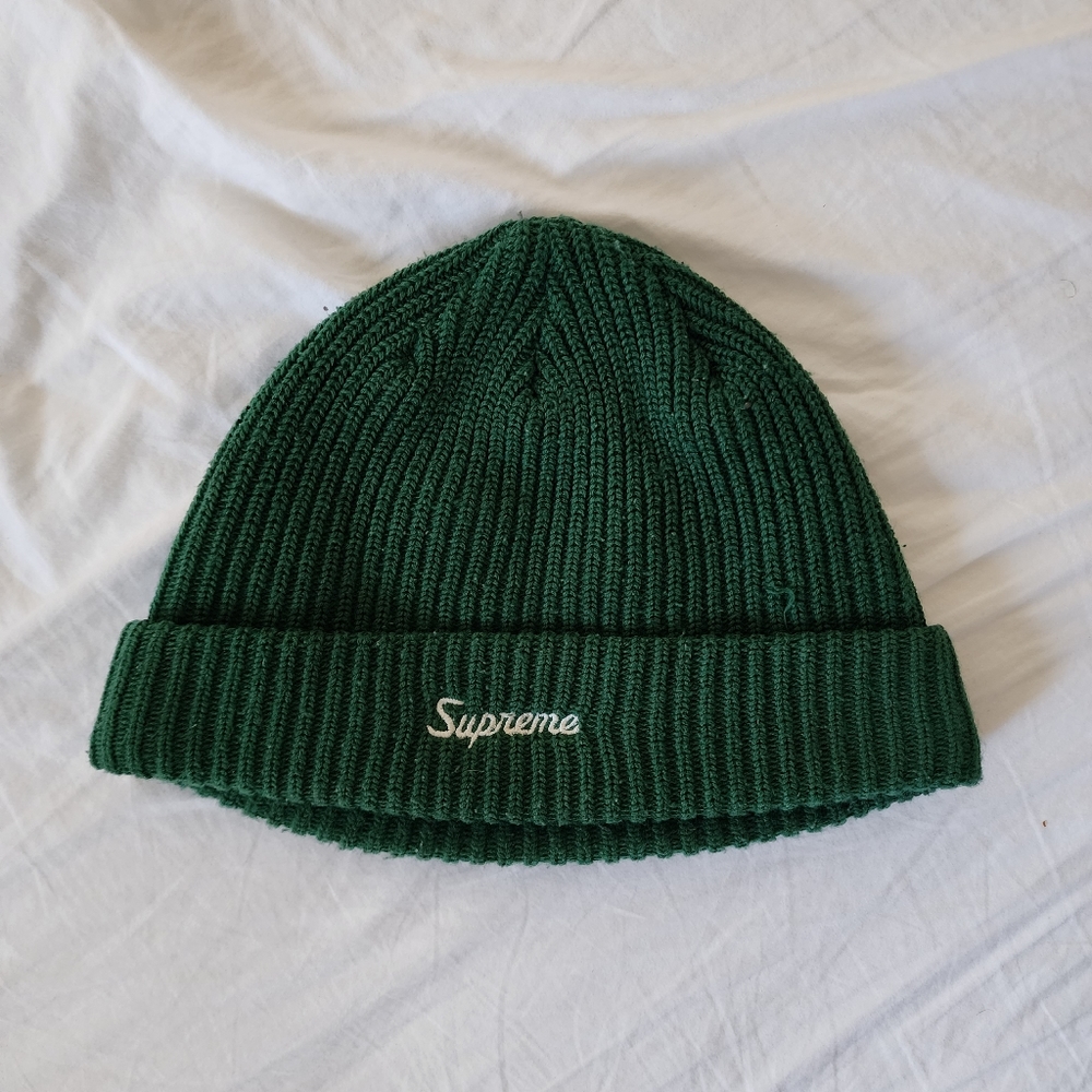 Supreme Gauge Beanie Forest Dark Green